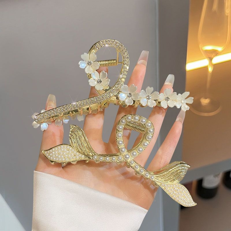 韩国高级感鲨鱼夹金属发卡