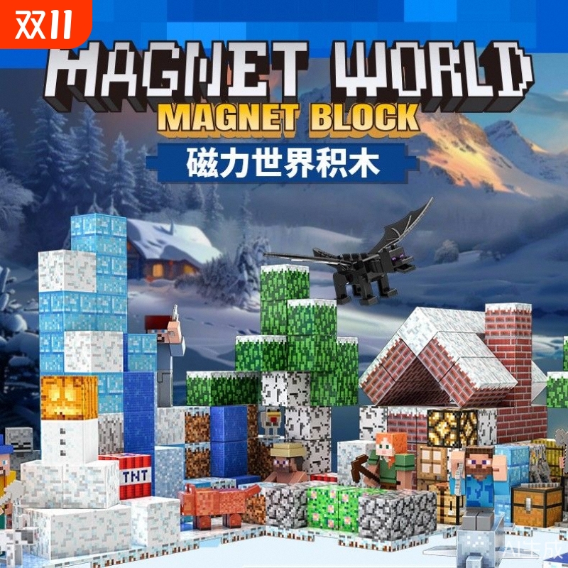 ▶我的世界磁力方块正版爆款来袭
