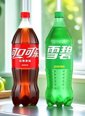 可口可乐雪碧1.25L*2大瓶装整箱批发特价网红汽水碳酸饮料家庭装
