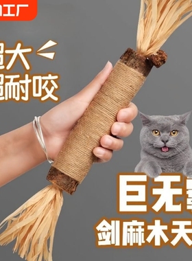 猫咪磨牙棒猫玩具自嗨解闷耐咬猫薄荷球逗猫棒超大巨无霸木天蓼