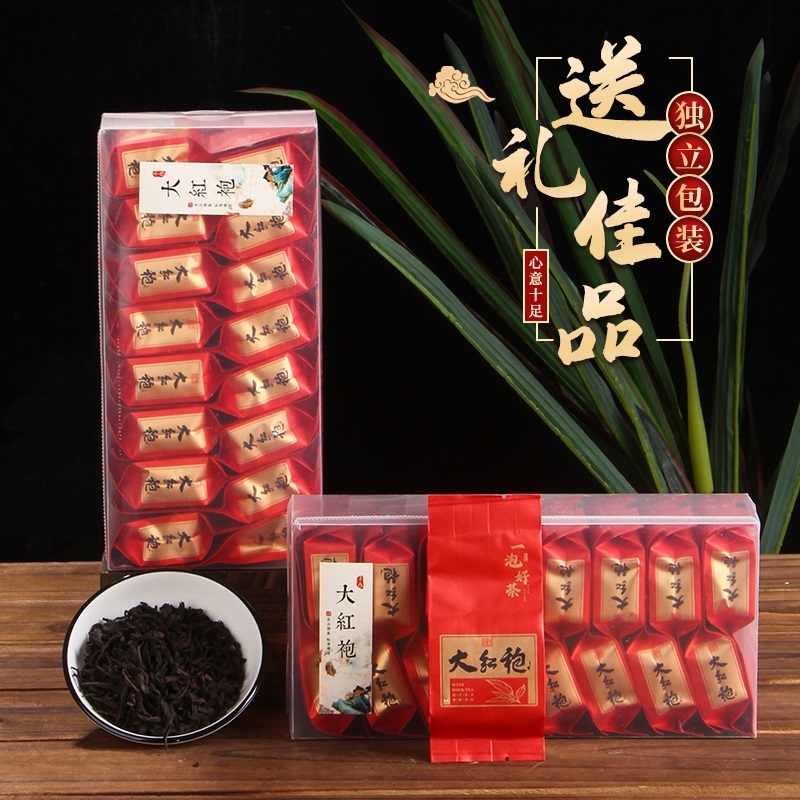 福建武夷山正岩大红袍茶叶浓香型500克独立小包装乌龙茶茶叶送礼