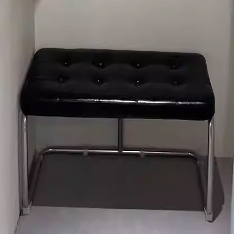 b北欧不锈钢换鞋凳家用长条凳衣帽间简约床尾凳铁艺玄关脚凳长餐