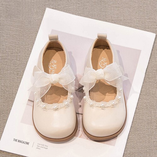 真皮女童公主鞋儿童小皮鞋