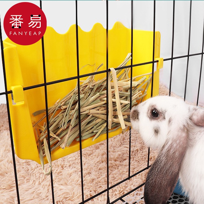 宠物食盆/兔子AA1sl001-喂草器固定内置食器荷兰猪外置固定草