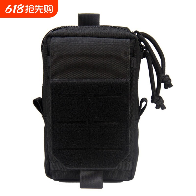 忠毅尼龙运动腰包MELL系统挂载徒步包外挂包防水跑步手机包户外