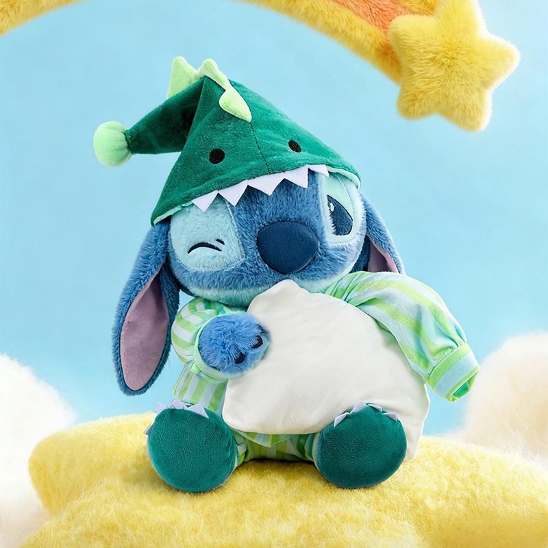 少女心可爱睡眠瞌睡史迪仔毛绒公仔玩偶布娃娃儿童生日礼物睡衣