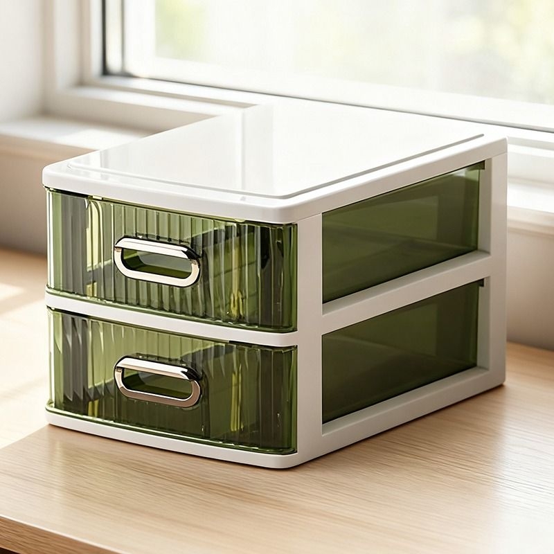 桌面收纳盒抽屉式办公书桌文具整理宿舍玄关储物办公室杂物置物架