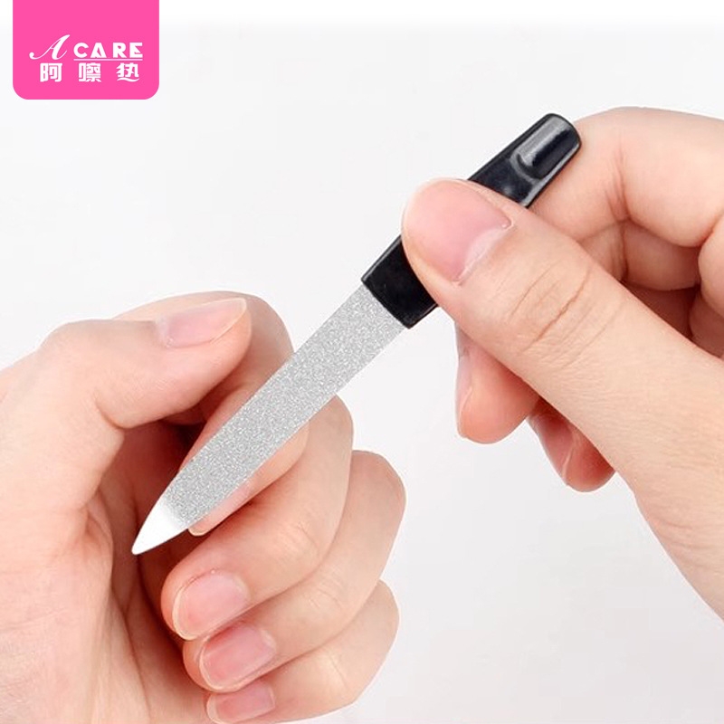 指甲锉/不锈钢CA1sn0-修护理甲面美甲工具双面锉条刀指甲锉条打