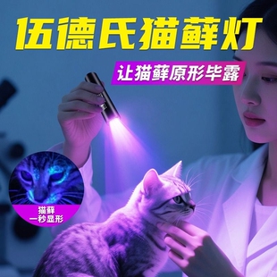 伍德氏猫藓灯365nm专业UV紫光灯固化可验钞防伪真菌尿检测紫外线