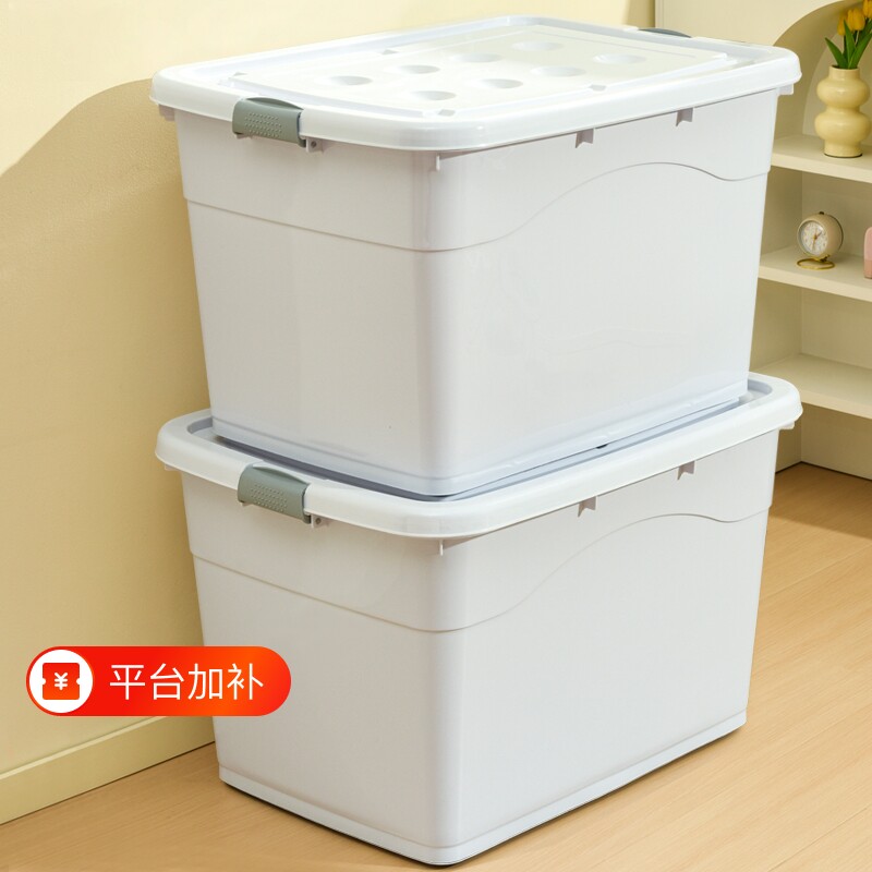 加厚收纳箱加厚储物箱车载收纳箱装衣服玩具防潮整理箱家居收纳箱