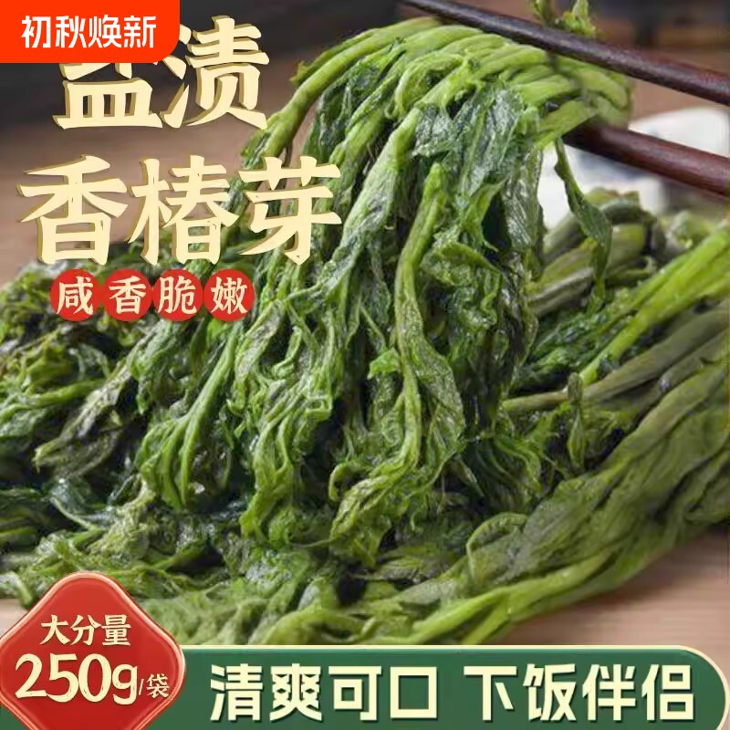 特价爆款香椿芽咸菜山东特产腌制香椿头下饭菜酱菜香椿香脆袋装