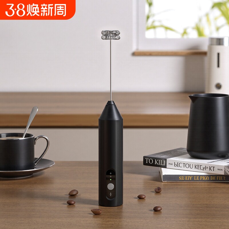 咖啡打泡器电动搅拌棒家用奶泡打发器奶泡机手持牛奶搅拌器