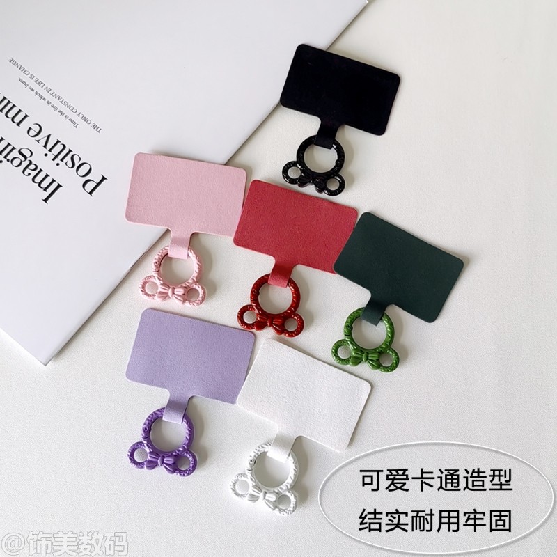 卡通造型圈扣绒布夹片图片