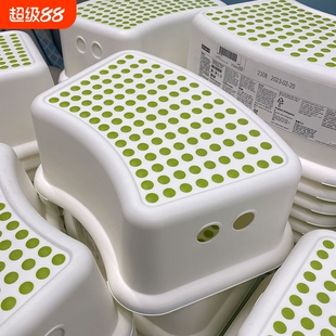 适用宜家加厚儿童凳子浴室脚踏凳小凳宝宝防滑洗脚凳垫脚凳马桶凳