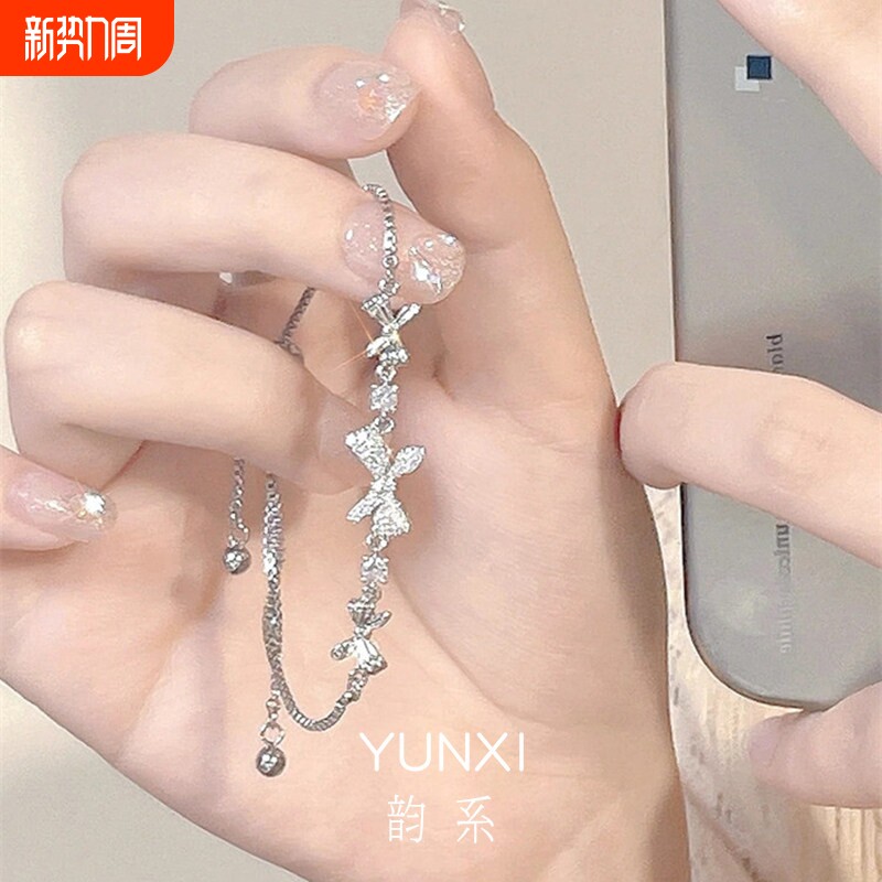 【幂琳】925纯银蝴蝶结手链女轻奢小众设计感高级手环2026年新