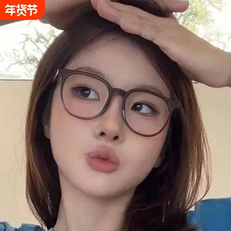 有度数近视眼镜100大框200超轻300500650-700-800-1000度素颜镜片