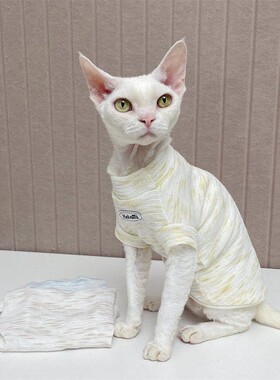咔啦咪无毛德文猫衣服高
