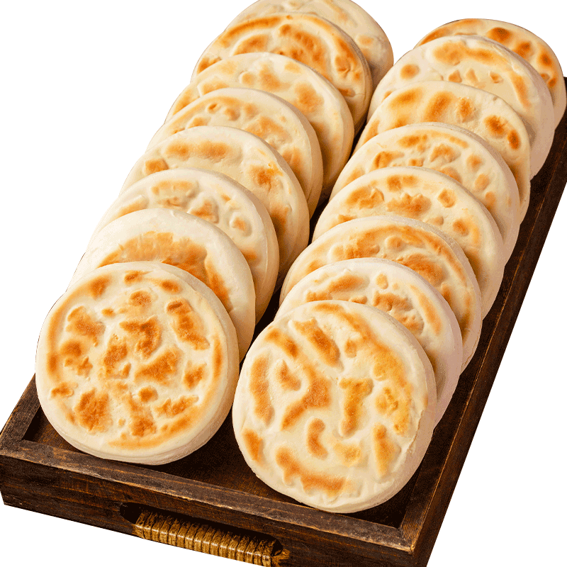 白吉馍正宗陕西特产老潼关肉夹馍饼胚即食原味烤串拌火烧商用批发