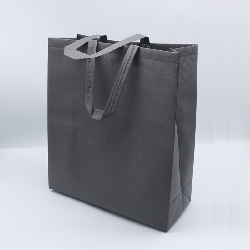 无纺布手提袋环保袋礼品袋灰色购物袋文件资料袋宣传广告袋包装袋