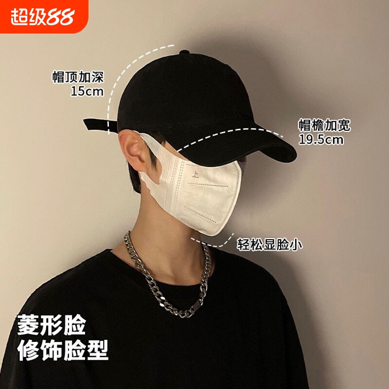 2026新款春秋大头围鸭舌帽男图片