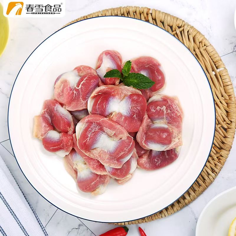 春雪食品鸡肫新鲜冷冻生鸡胗卤味烧烤串串清真鸡肉非即食商用大份