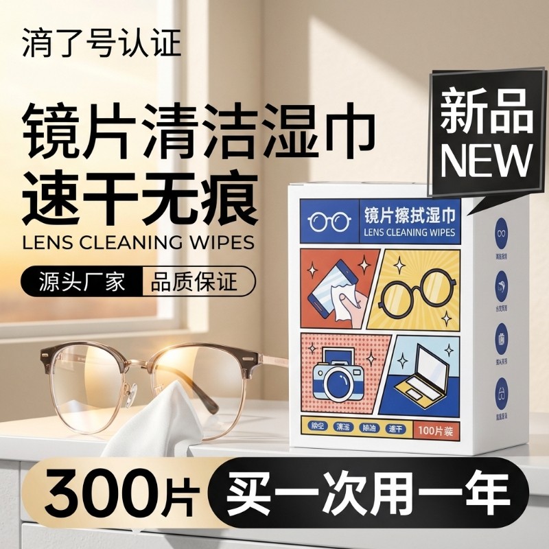 防雾眼镜清洁湿巾持久防起雾眼镜布电脑屏幕镜片专用一次性擦拭纸不伤镜片擦拭湿巾相机镜头清洁湿纸巾擦镜纸,3C数码配件,其它配件,淘宝优惠券,粉丝福利购,淘宝优惠卷