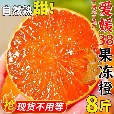 正宗爱媛38号果冻橙新鲜水果橙子当季现摘整箱四川甜柑橘手剥大果