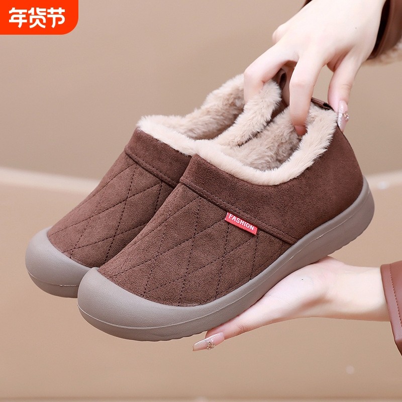 回力鞋子老北京棉鞋女冬季加绒时尚雪地靴中老年人防滑保暖妈妈鞋,女鞋,棉鞋,淘宝优惠券,粉丝福利购,淘宝优惠卷