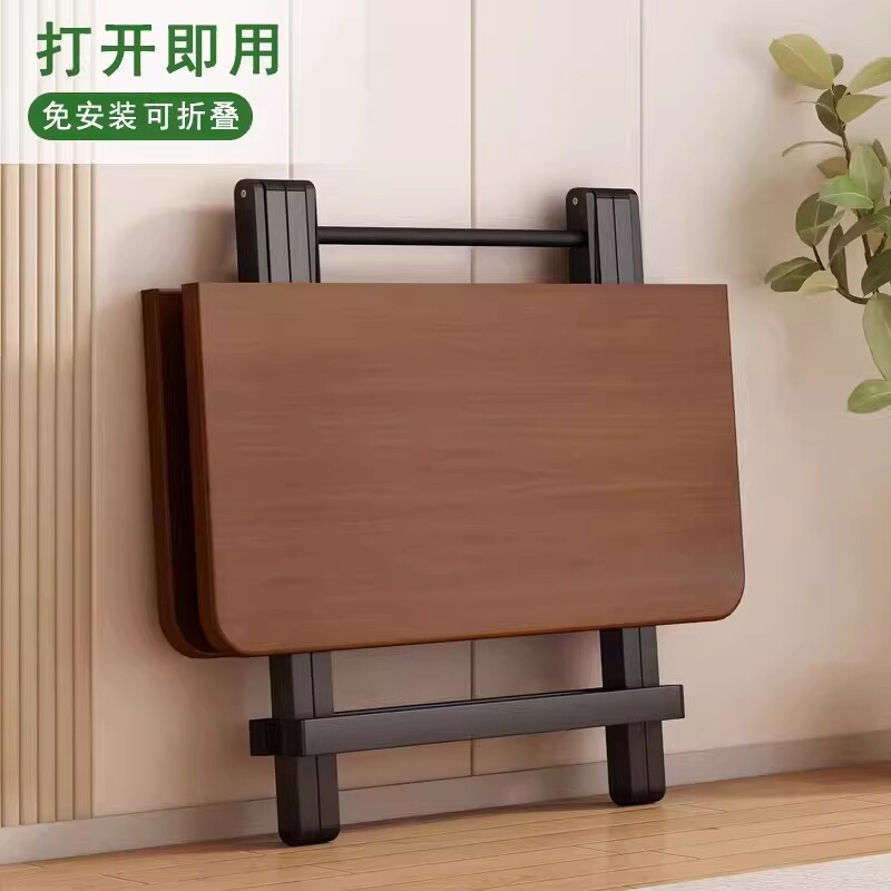 可折叠餐桌便携式夜市摆摊四方桌家用小户型出租房饭桌宿舍写作业