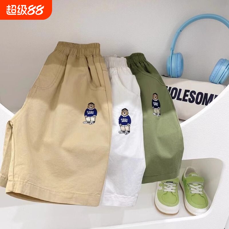 男童短裤夏季外穿2026新款儿童纯棉五分裤夏天中裤薄款宝宝洋气潮