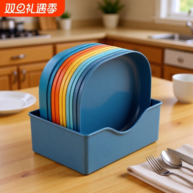 吐骨头盘碟日式家用创意塑料餐桌放菜骨碟吐骨碟小盘子水果糖果盘