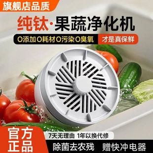 果蔬清洗机家用无线洗菜机去农药残留洗泊超声波食材苏净化器尔