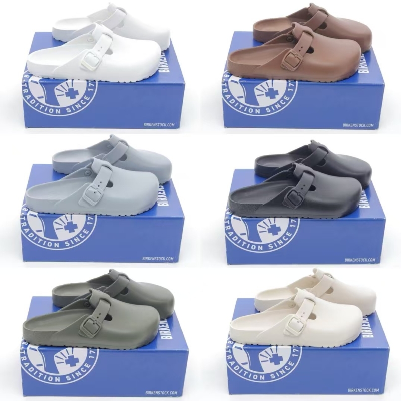 2025新款夏季 博肯德国进口男女款EVA时尚外穿Boston包头沙滩拖鞋