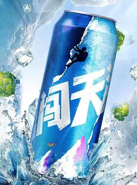 雪花勇闯天涯啤酒500ml*12罐整箱经典清爽烧烤必备酒水淡爽低浓度