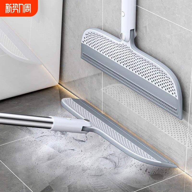家用魔术扫把刮水拖把多功能干湿两用浴室不粘头神器硅胶刮水板器