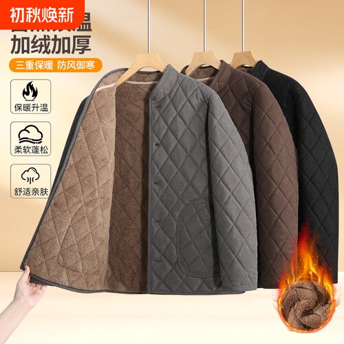 欧棉绒加厚冬季长袖棉服