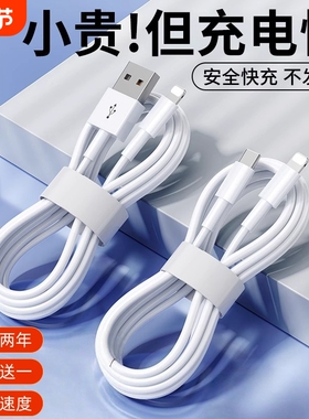 【国家3C认证】适用苹果快充数据线17/16/15promax手机iPhone14/1312/11充电器线PD套装XS/XR/8p冲ipad渲涯