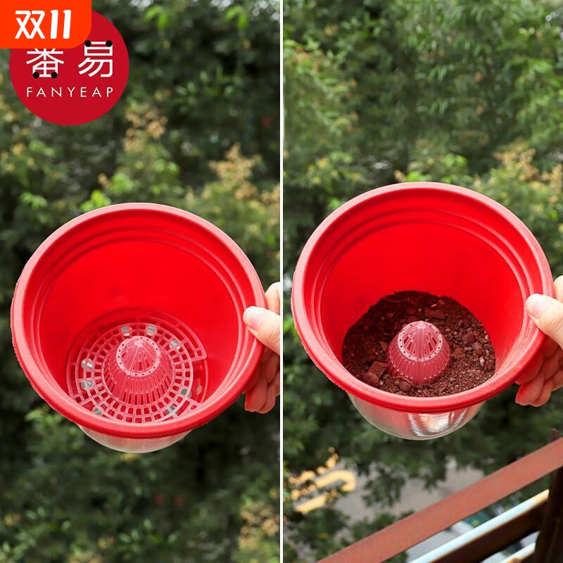 花盆垫片B1pn0-花盆底孔网垫防漏土透气漏水垫底网塑料沥水锥盆