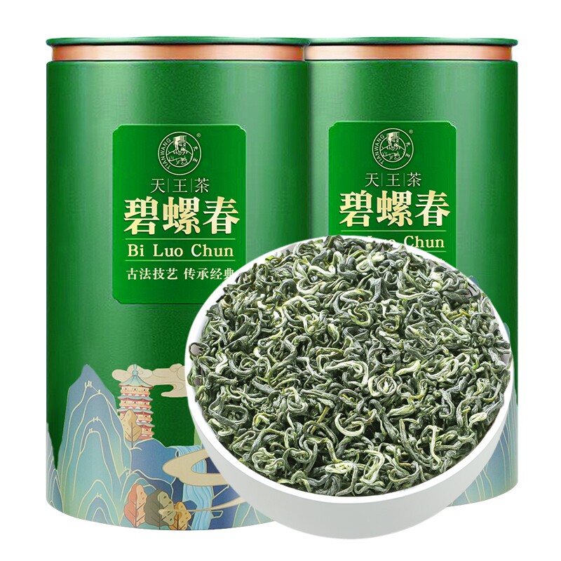 碧螺春明前绿茶浓香型茶叶礼盒装500g