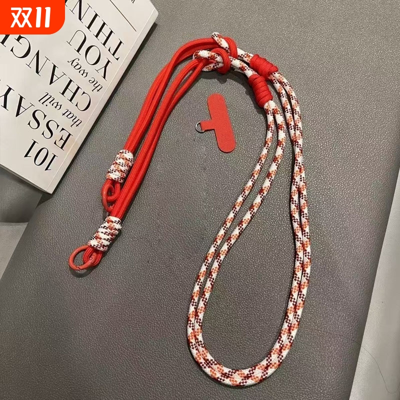 手机挂绳斜挎可背女士超好看的可拆卸挂脖手机壳挂绳手腕款高端精致高级感夹片通用防丢环扣带子手机链绳新款