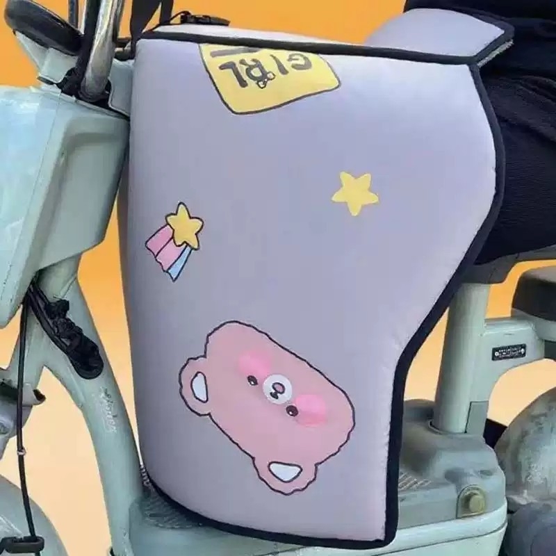 便携护腿挡风被电动车单独挡风护膝被电动车小三轮车冬季加绒加厚