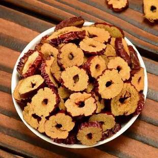 红枣圈红枣干枣片无核枣圈酥脆枣泡水泡茶特级枣煲汤煮粥喝即食