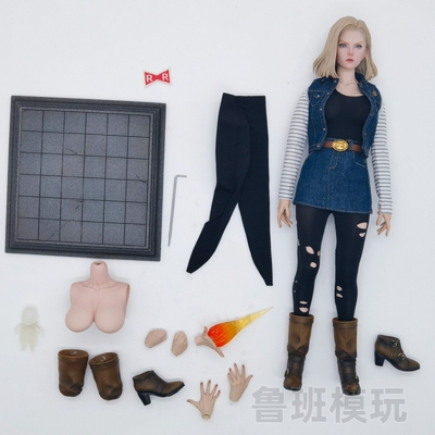 1/6ARTISAN机械姬妖人造人18号散件DIY素体特效件可动磁吸女兵人
