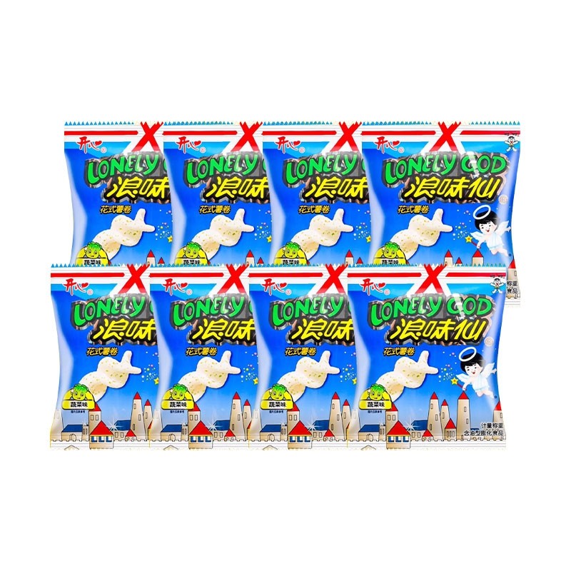 旺旺浪味仙花式薯卷蔬菜味约9g*8包,零食/坚果/特产,膨化食品,淘宝优惠券,粉丝福利购,淘宝优惠卷