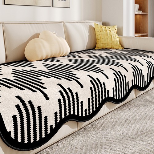 高级感现代直排垫布盖巾耐脏座垫