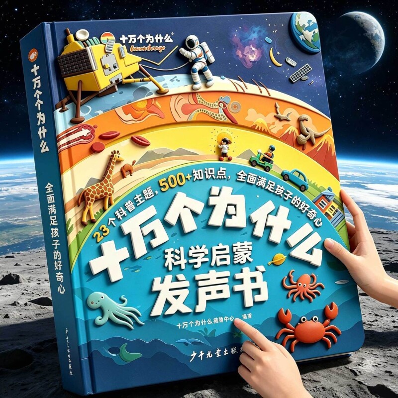 会说话的十万个为什么幼儿版点读发声书儿童有声读物0-3-9岁幼儿园一年级阅读课外书彩绘版绘本小学幼小衔接早教故事百科全书全套图片