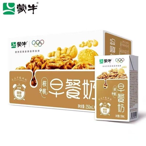 蒙牛核桃早餐牛奶250ml*16盒