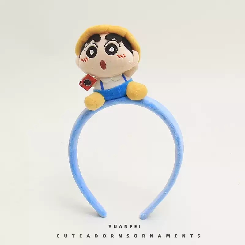 拍照不～创意相机拍照小新发箍可爱卡通头饰趣味搞怪头箍拍照发卡