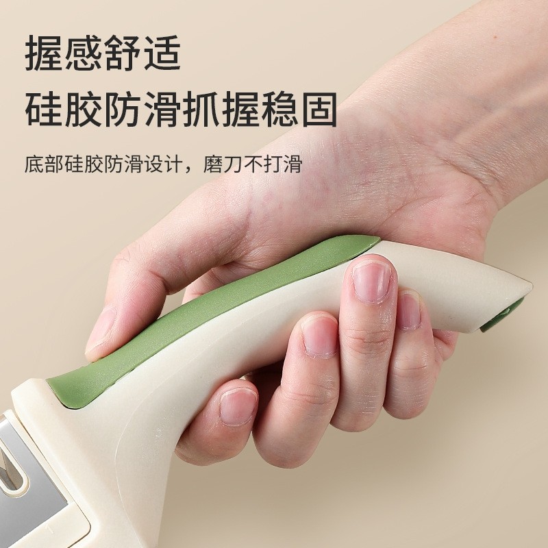 家用多功能磨刀器快速磨刀石陶瓷专业厨房工具开刃四段式磨刀神器