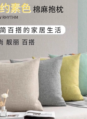客厅沙发抱枕轻奢2026新款高级感风床头靠垫不含芯枕芯内芯方形